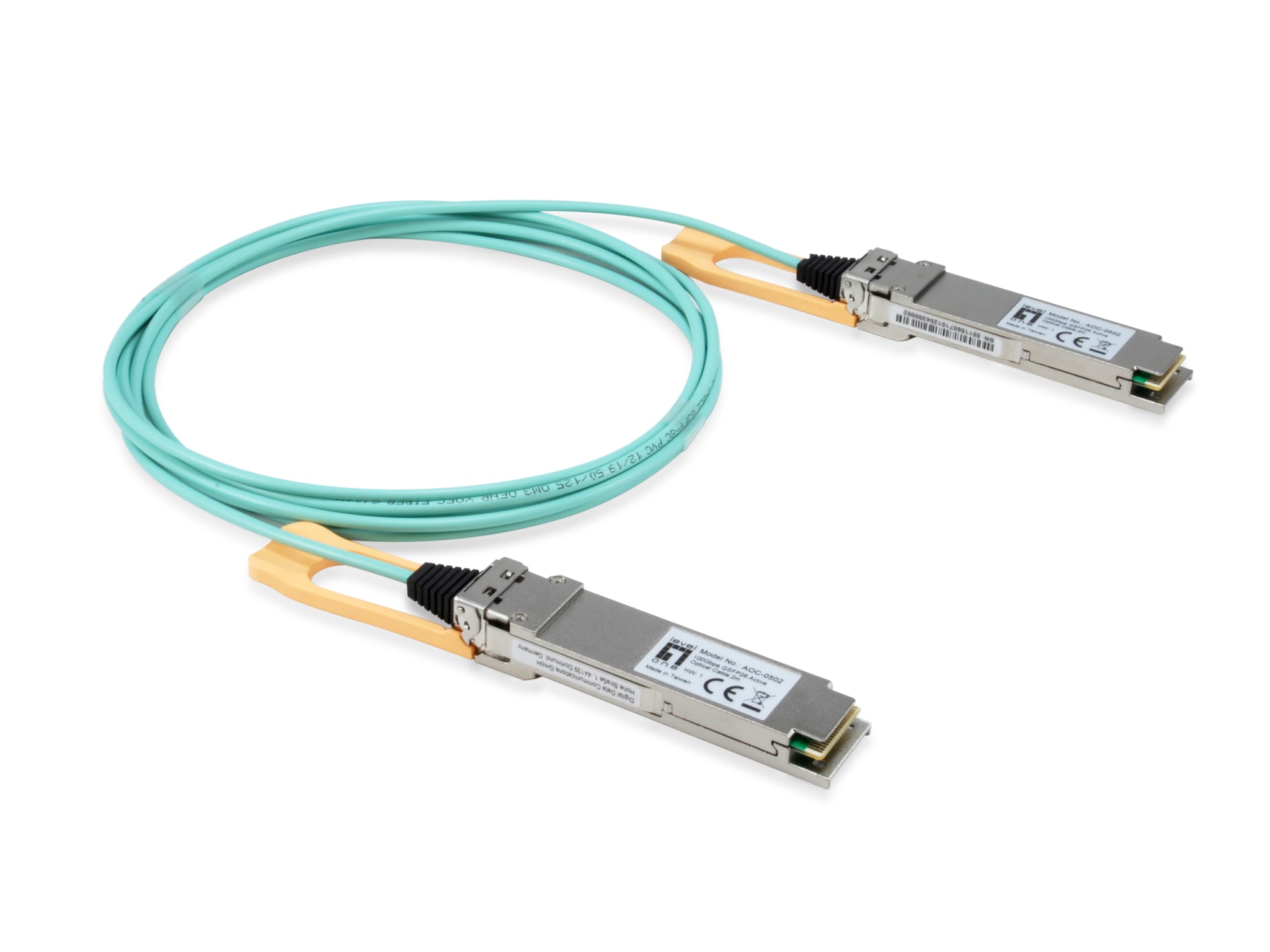 AOC-0502 100Gbps QSFP28 Active Optical Cable, 2m