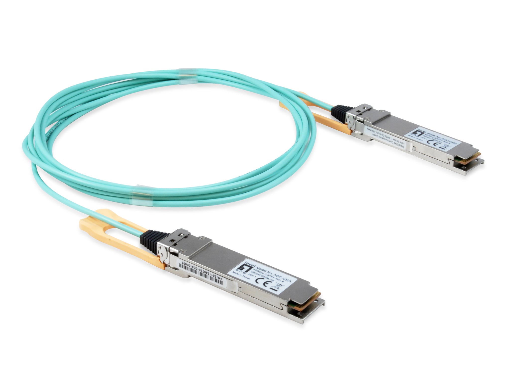 AOC-0503 100Gbps QSFP28 Active Optical Cable, 3m