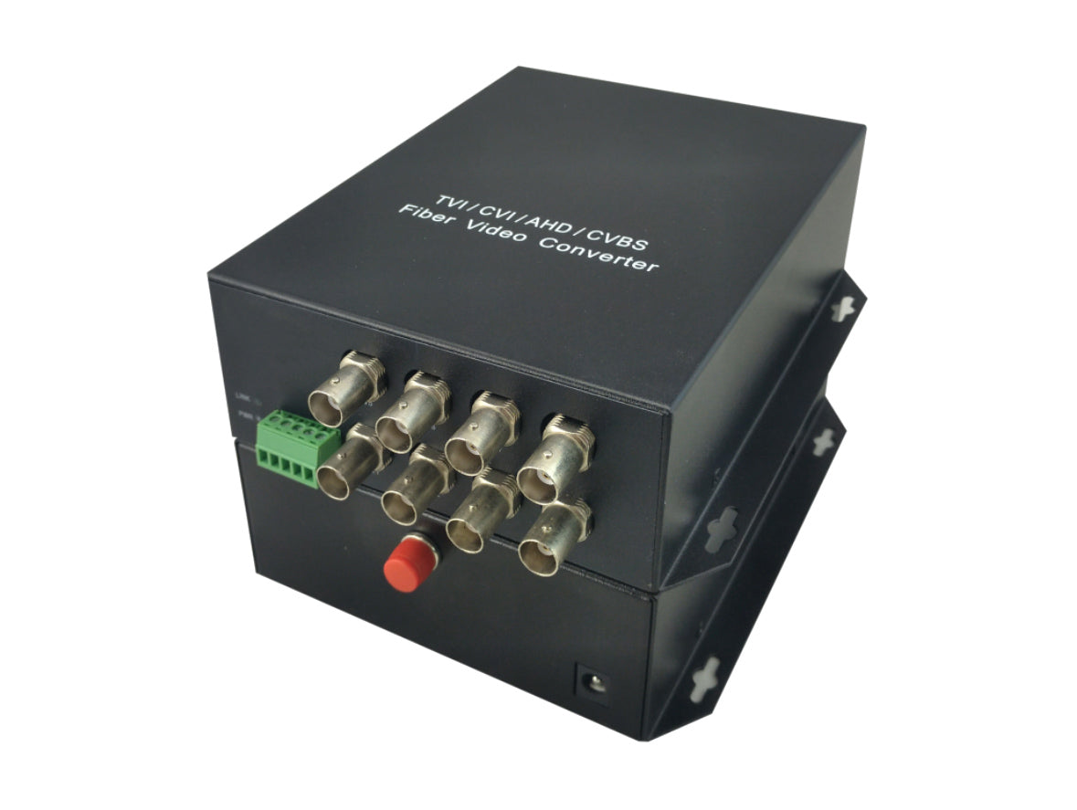 AVF-1801 8-Channel BNC Fiber Optic Extender KIT