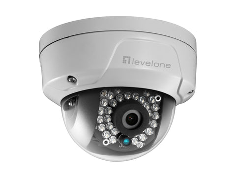 FCS-3096 Fixed Dome IP Network Camera, 8MP, H.265/264, 802.3af PoE
