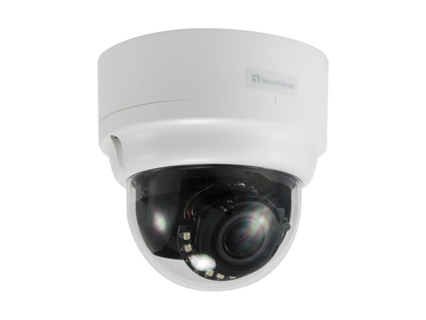 FCS-3303 Fixed Dome IP Network Camera, H.265/264, 3MP, 802.3af PoE, 4.3X Optical Zoom