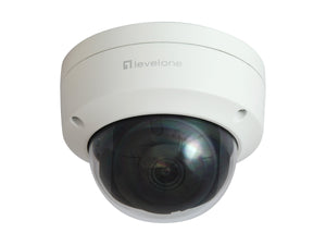 FCS-3402 GEMINI Fixed Dome IP Network Camera, 2-Megapixel, H.265, Vandalproof, 802.3af PoE, Indoor/Outdoor