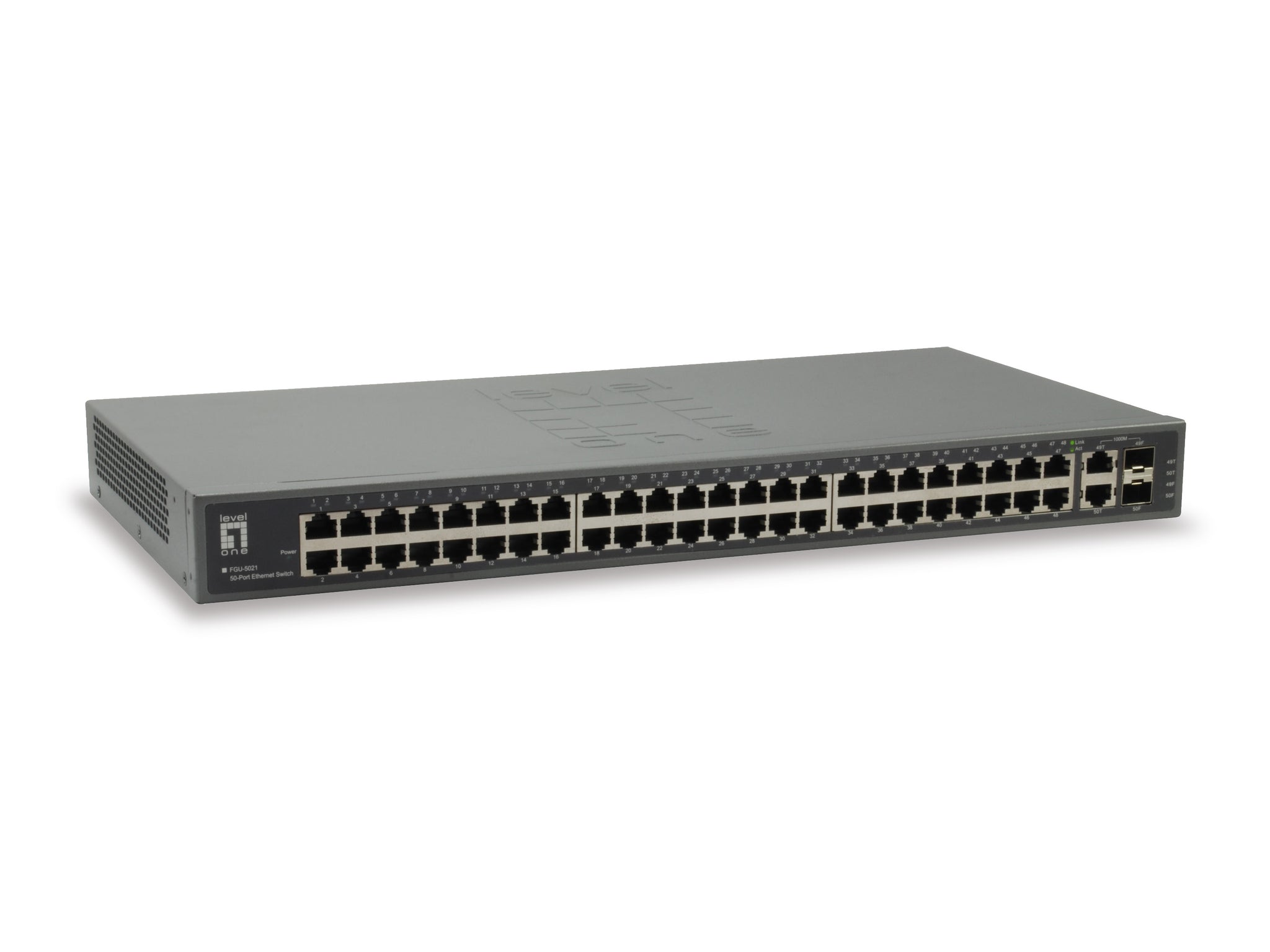 FGU-5021 50-Port Fast Ethernet Switch, 2 x Gigabit SFP/RJ45 Combo