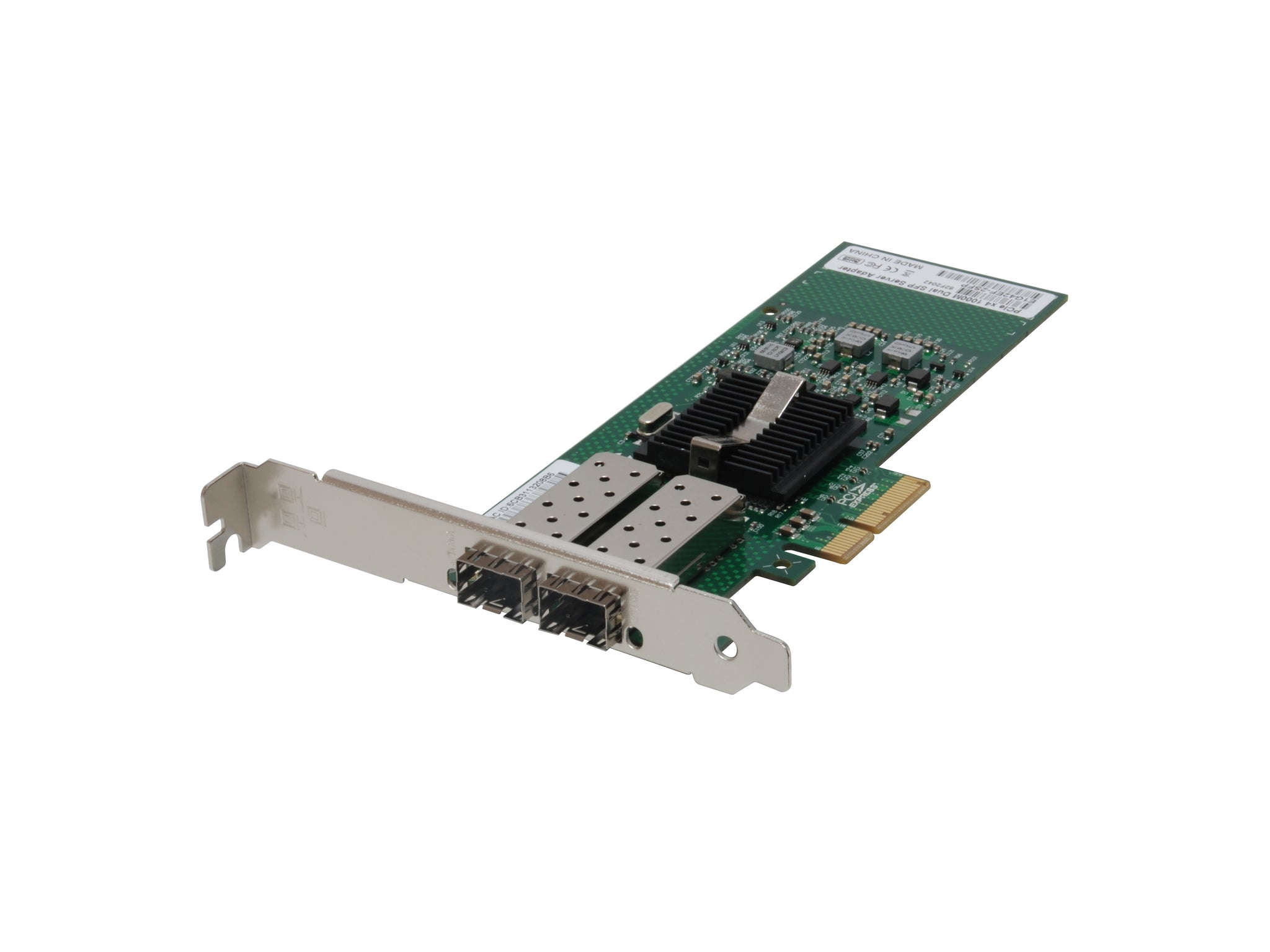 GNC-0122 Gigabit Fiber PCIe Network Card, Dual SFP, 4 x PCIe
