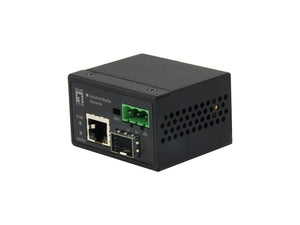 IEC-4000 RJ45 to SFP Fast Ethernet Industrial Media Converter, -40?øC to 75?øC