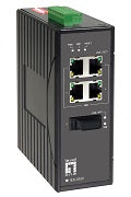 IES-0520 5-Port Fast Ethernet Industrial Switch, DIN-Rail, 1 x SC Multi-Mode Fiber, -40?øC to 85?øC