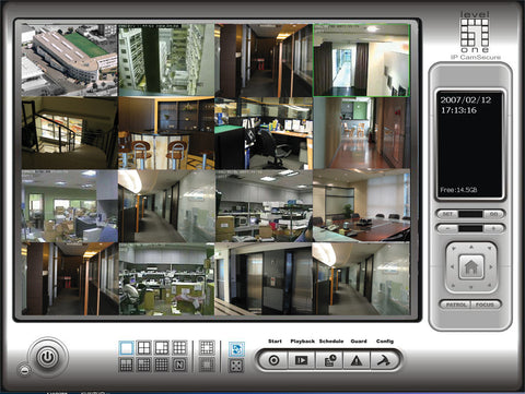 FCS-9436 IP CamSecure Pro Mega Surveillance Software, 36 channels