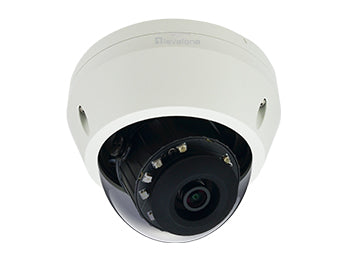 FCS-3307 Fixed Dome IP Network Camera, H.265/264, 5MP, 802.3af PoE, IR LEDs, Indoor/Outdoor, Vandalproof